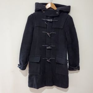 Aritzia TNA black wool toggle coat xxs